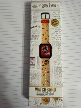 Harry Potter Themed Yellow Silicone Watch Band for Smartwatches